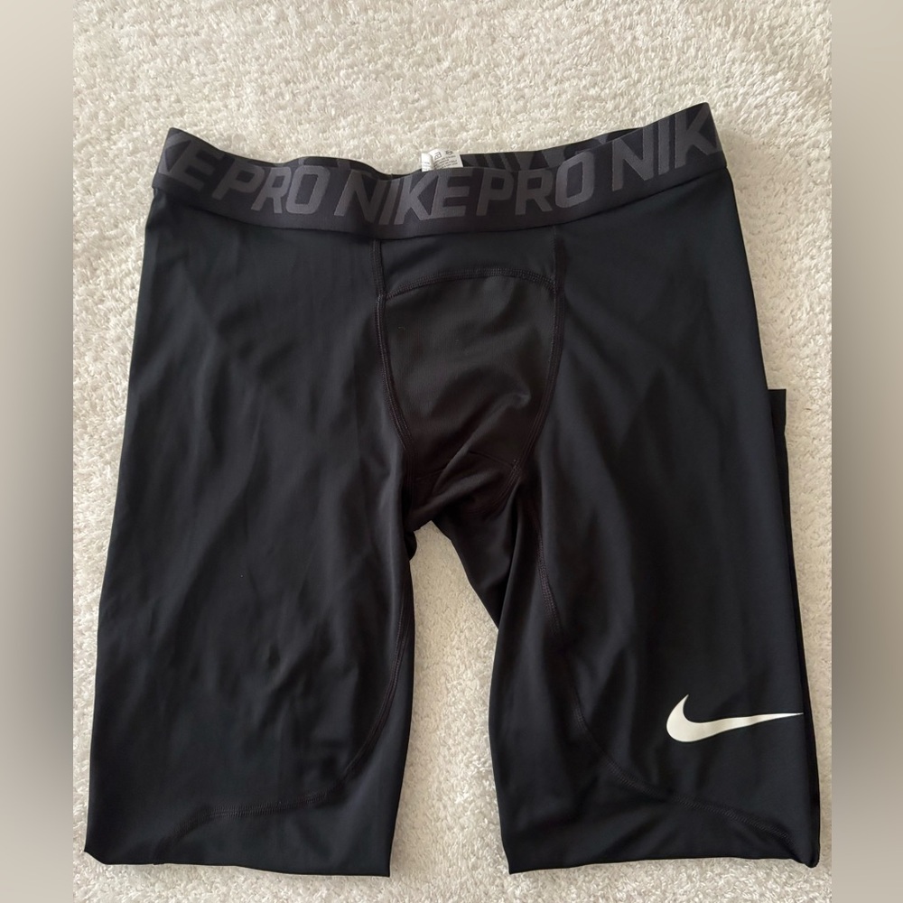 Nike Black Compression Layer Training Men’s Pants Size Large